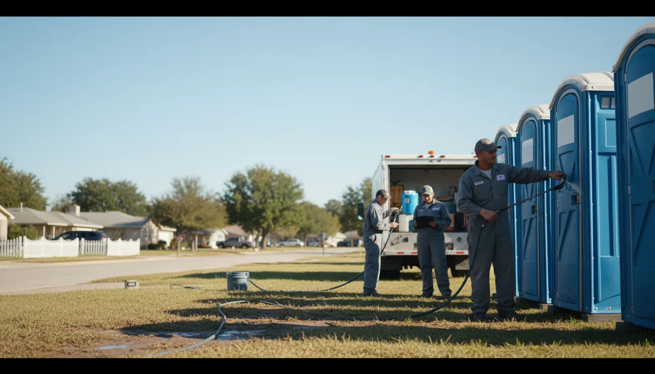 Long-Term Portable Toilet Rental in Russellville, OH near me